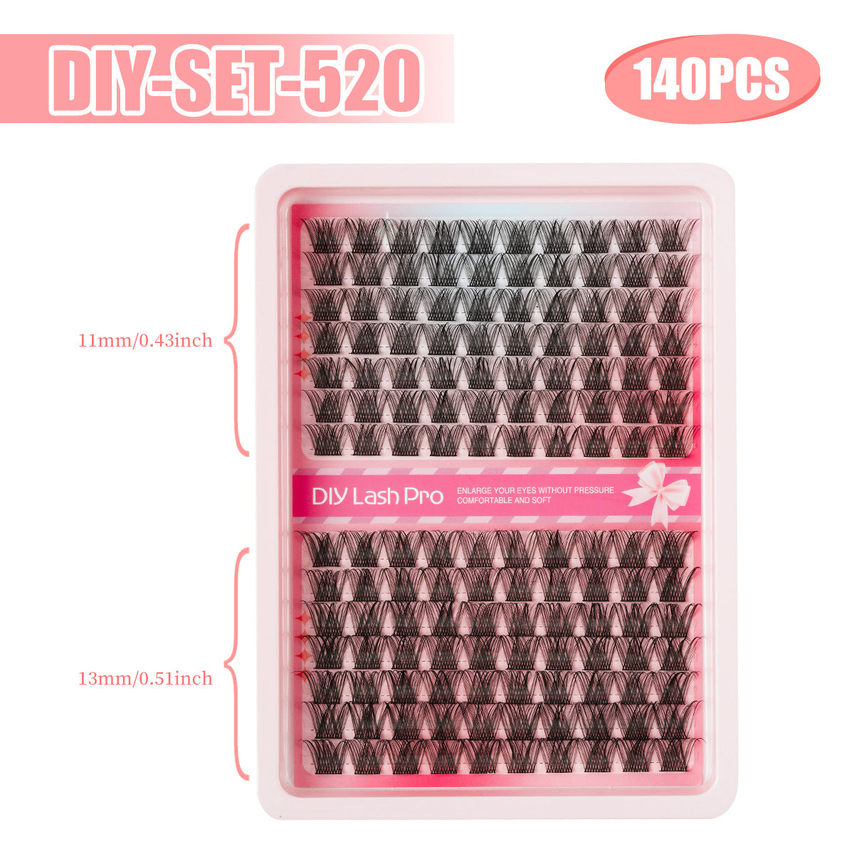 Handmade Segmented False Eyelashes
