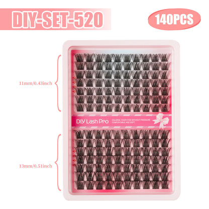 Handmade Segmented False Eyelashes