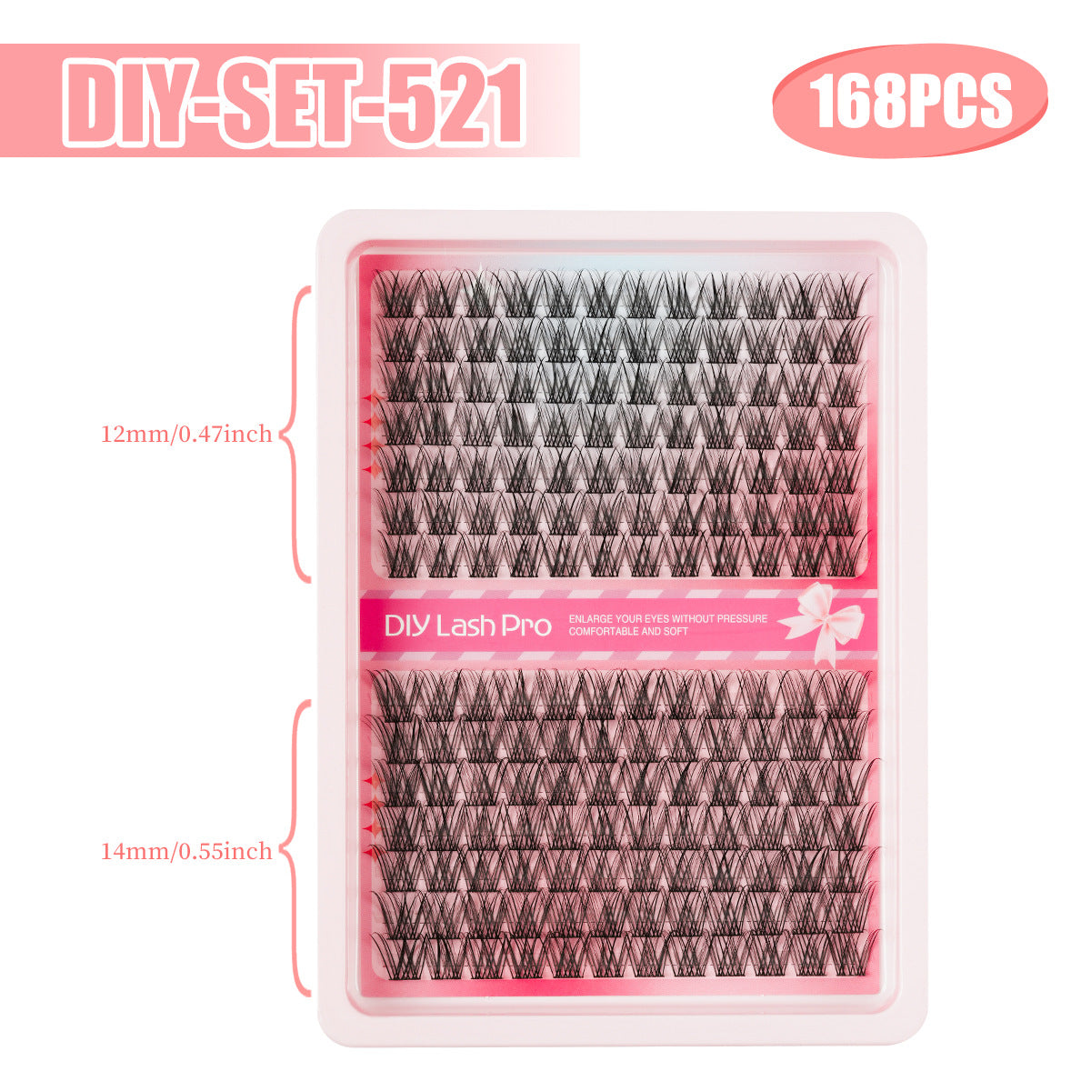 Handmade Segmented False Eyelashes