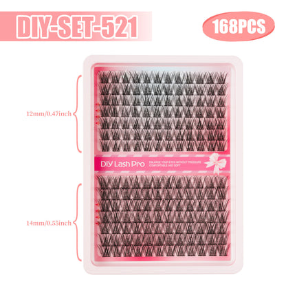 Handmade Segmented False Eyelashes