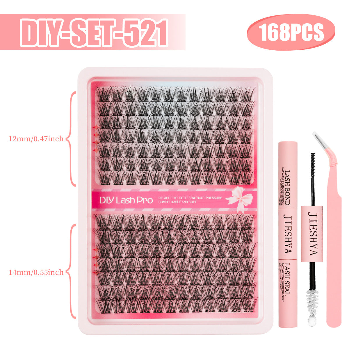 Handmade Segmented False Eyelashes