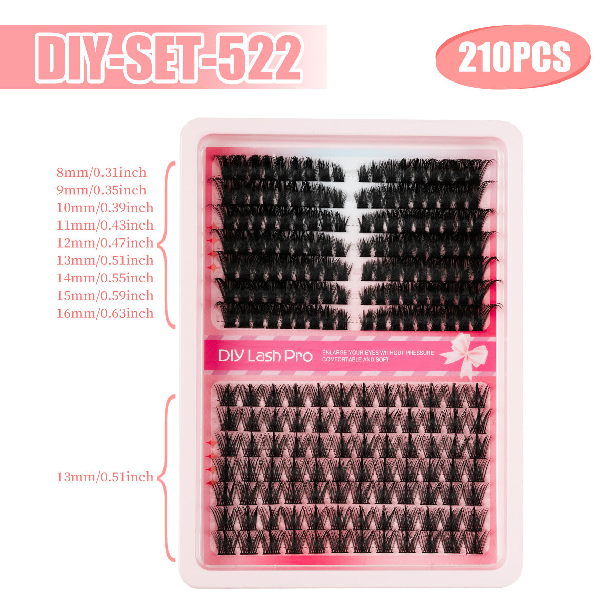 Handmade Segmented False Eyelashes