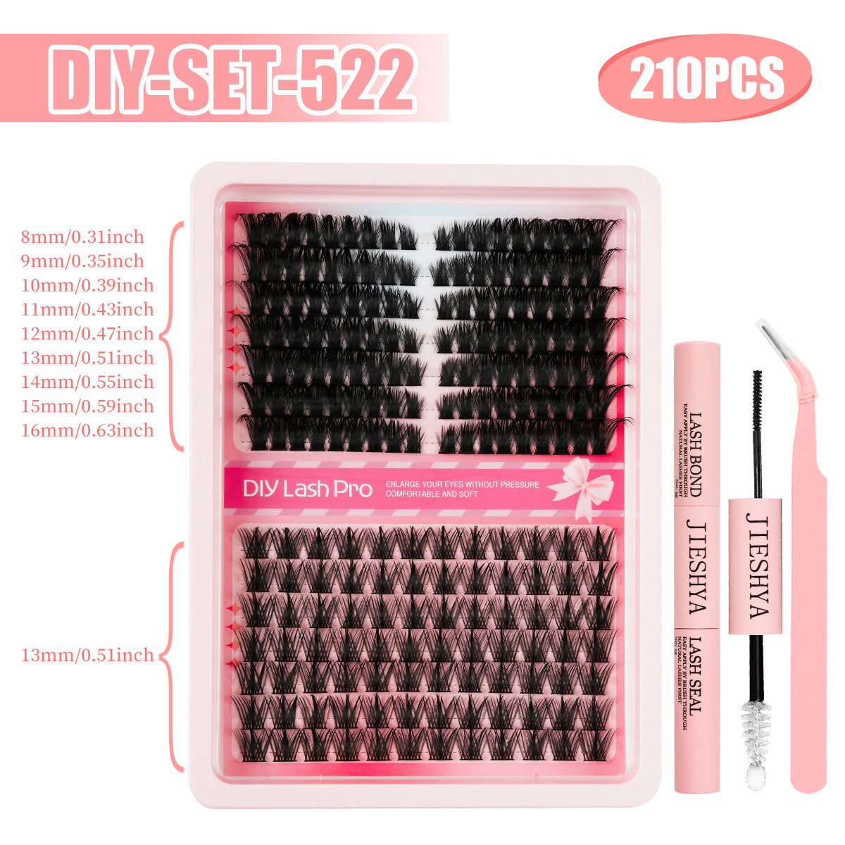 Handmade Segmented False Eyelashes