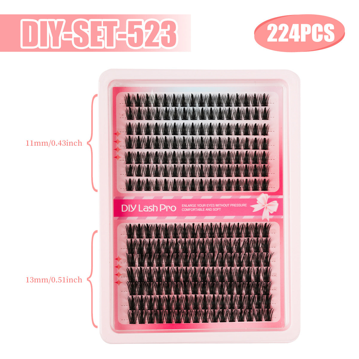 Handmade Segmented False Eyelashes