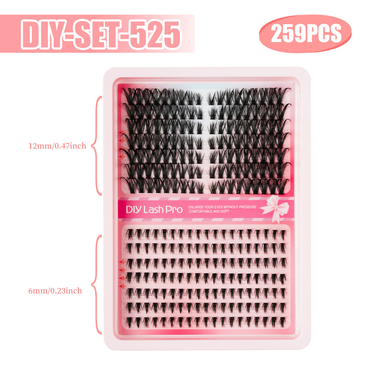 Handmade Segmented False Eyelashes