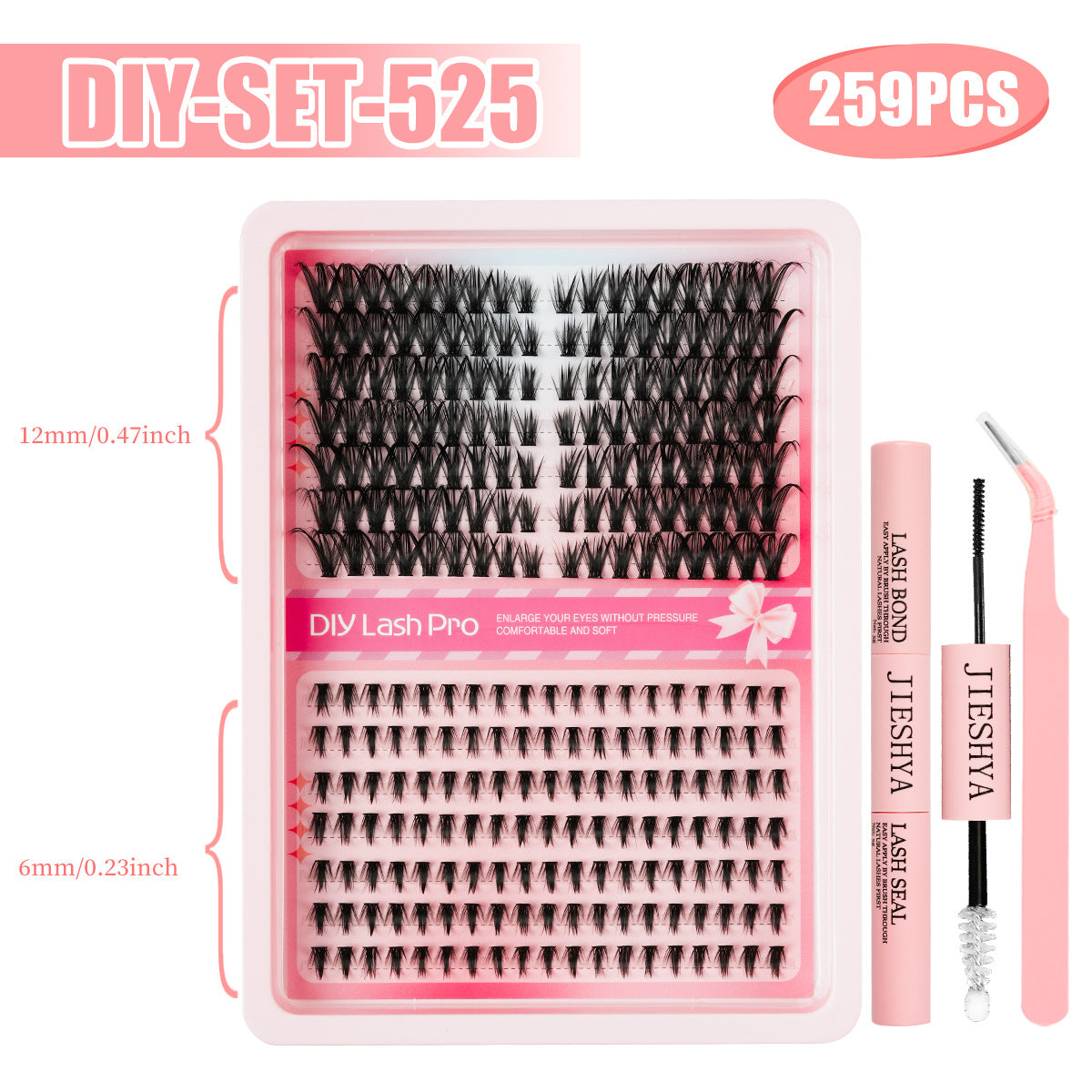 Handmade Segmented False Eyelashes