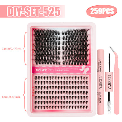 Handmade Segmented False Eyelashes