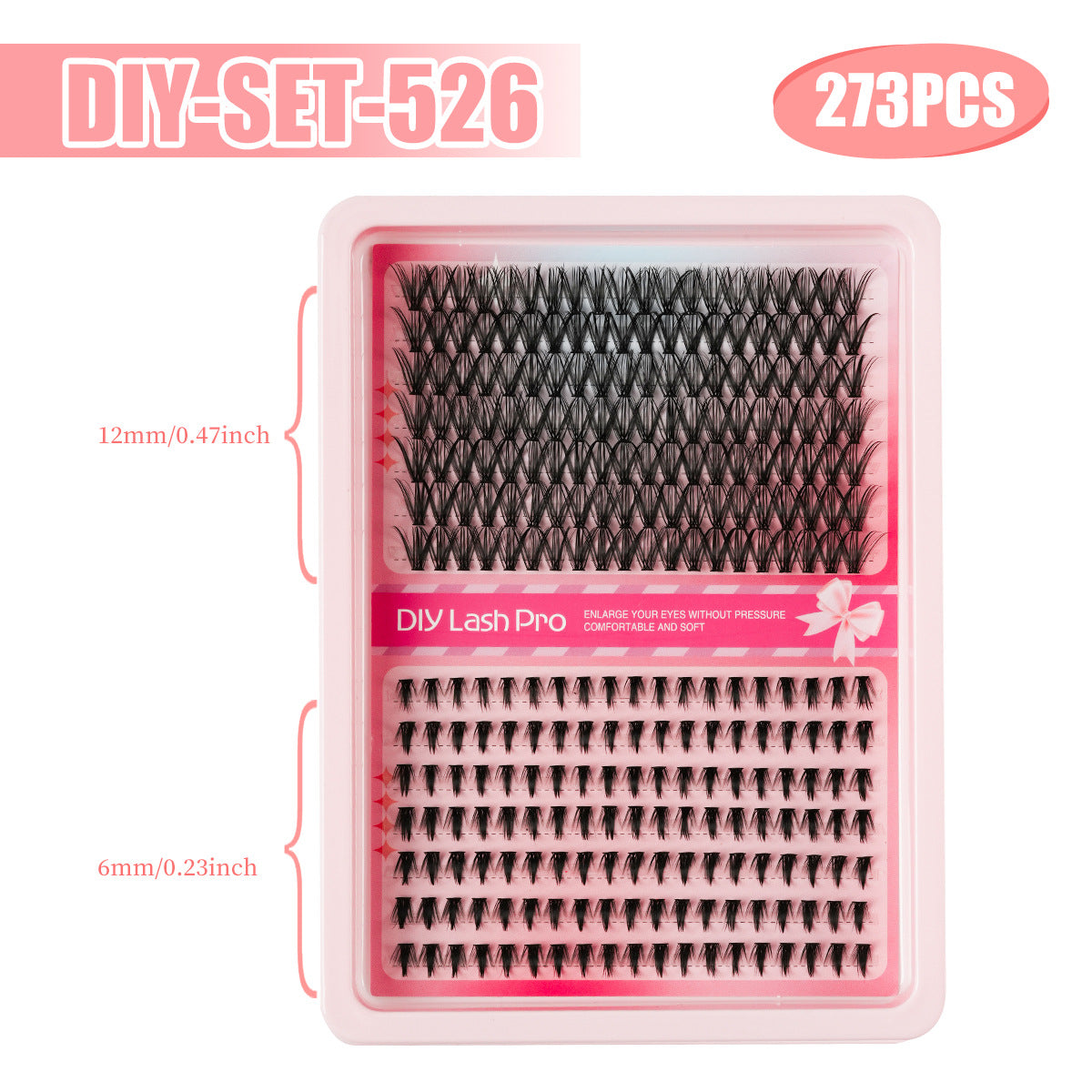 Handmade Segmented False Eyelashes