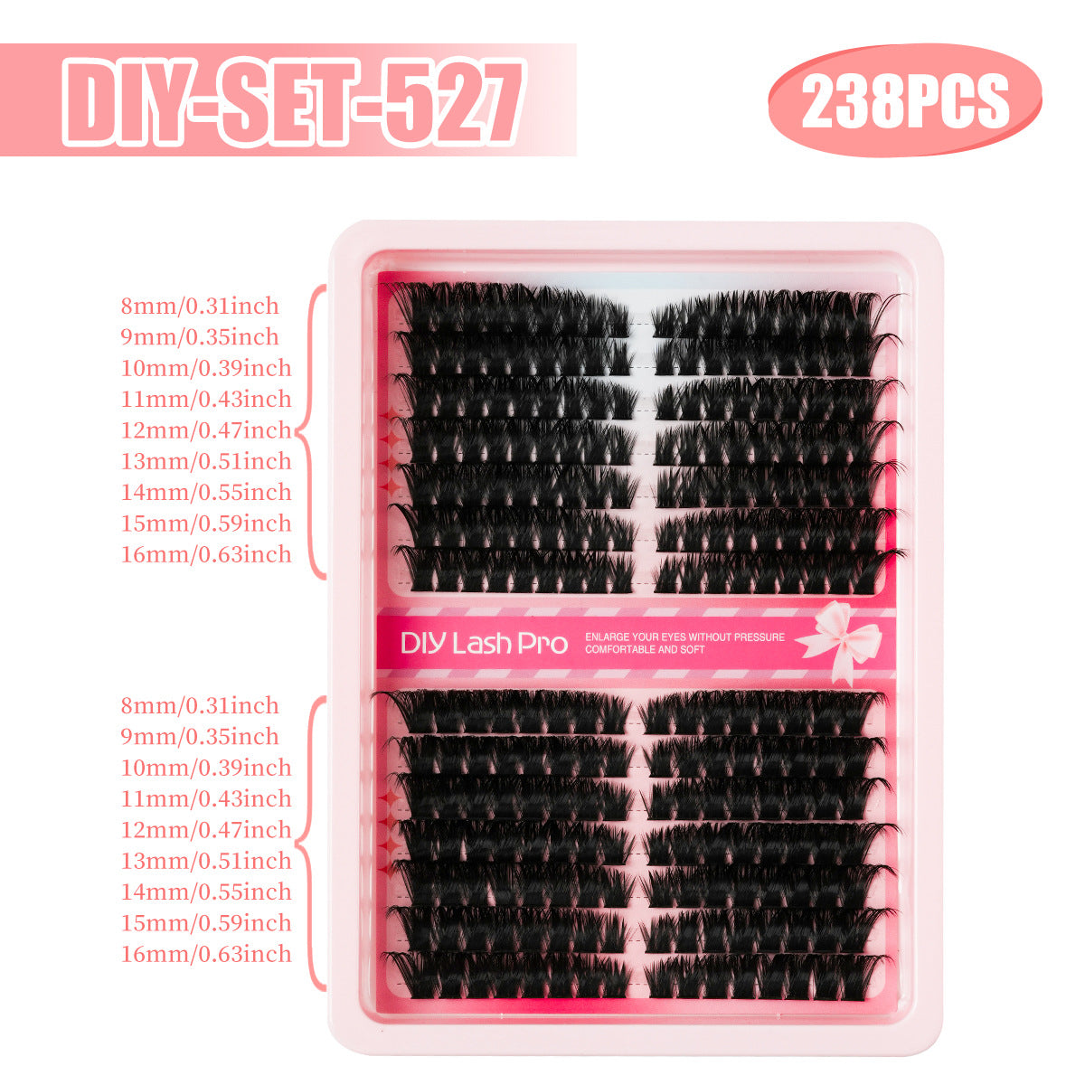 Handmade Segmented False Eyelashes
