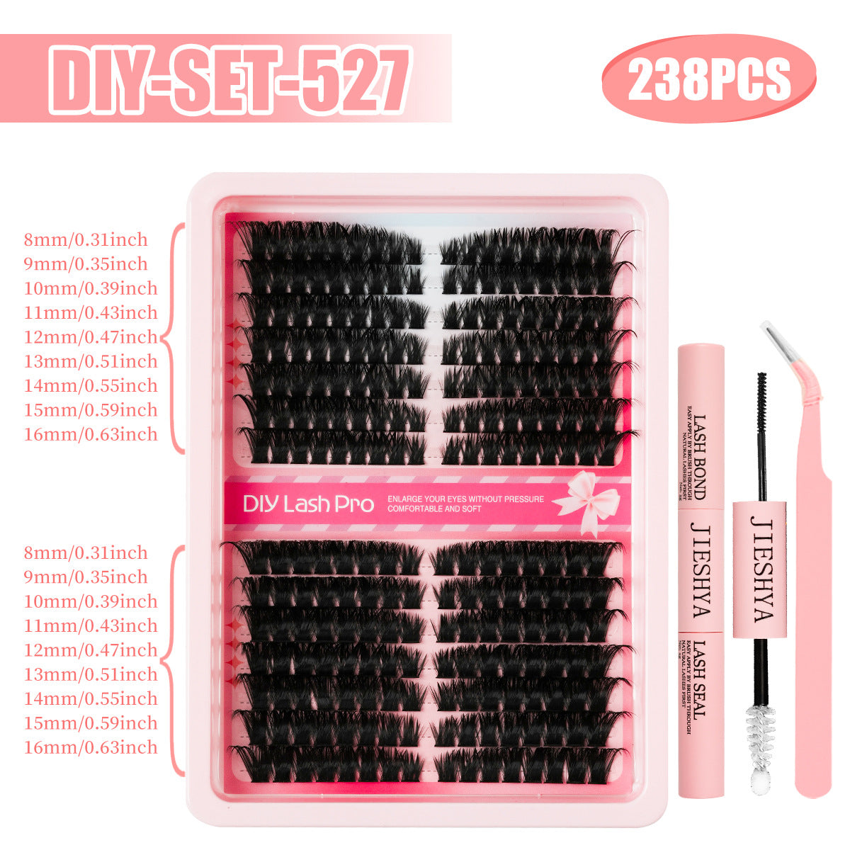 Handmade Segmented False Eyelashes