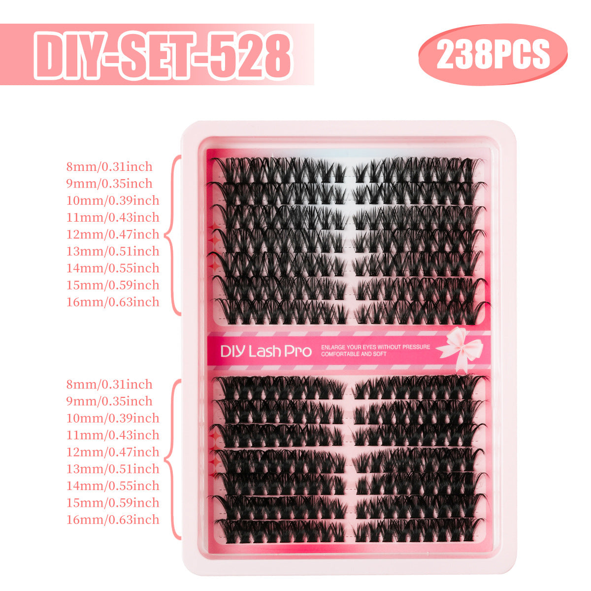 Handmade Segmented False Eyelashes