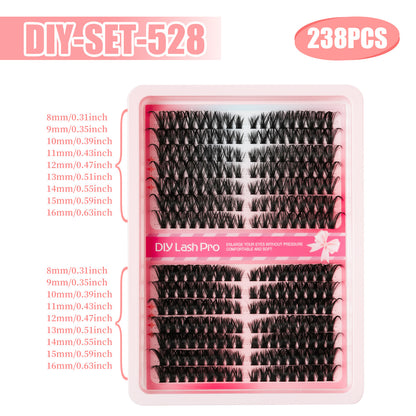 Handmade Segmented False Eyelashes