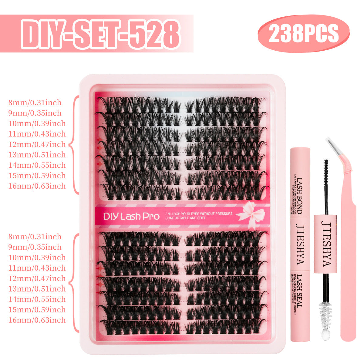 Handmade Segmented False Eyelashes