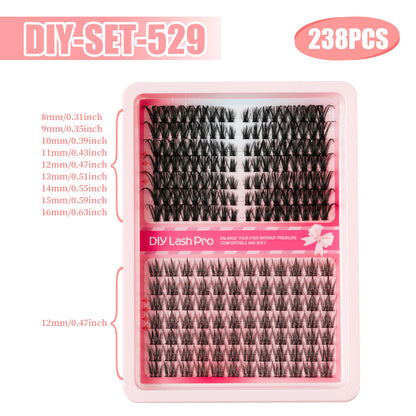 Handmade Segmented False Eyelashes