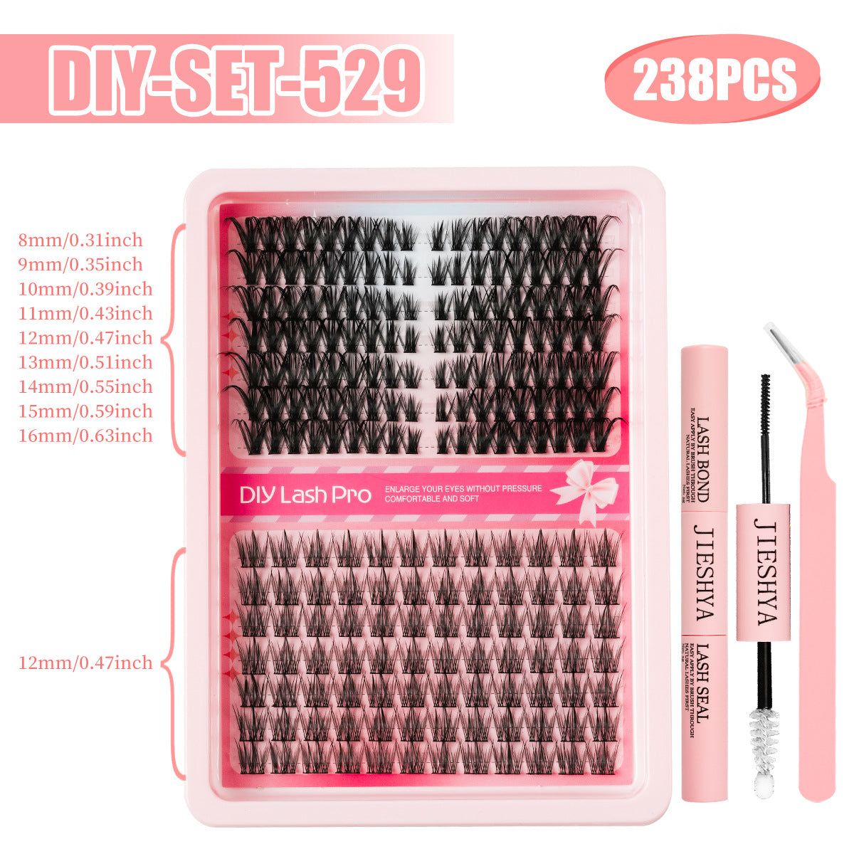 Handmade Segmented False Eyelashes