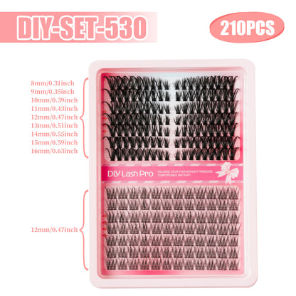 Handmade Segmented False Eyelashes