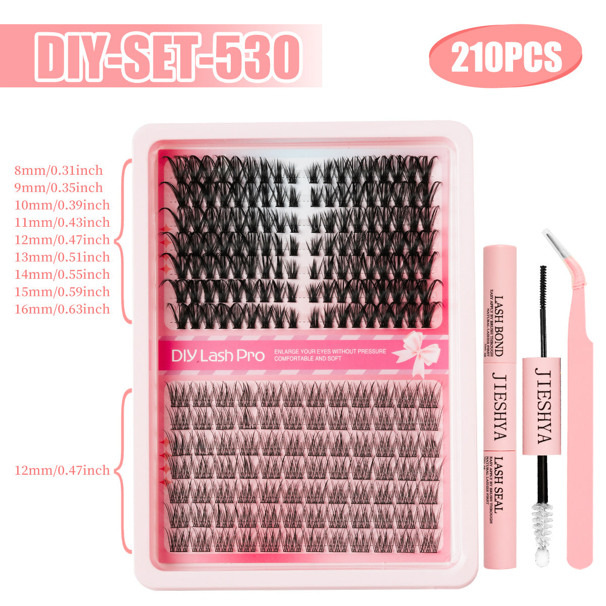 Handmade Segmented False Eyelashes