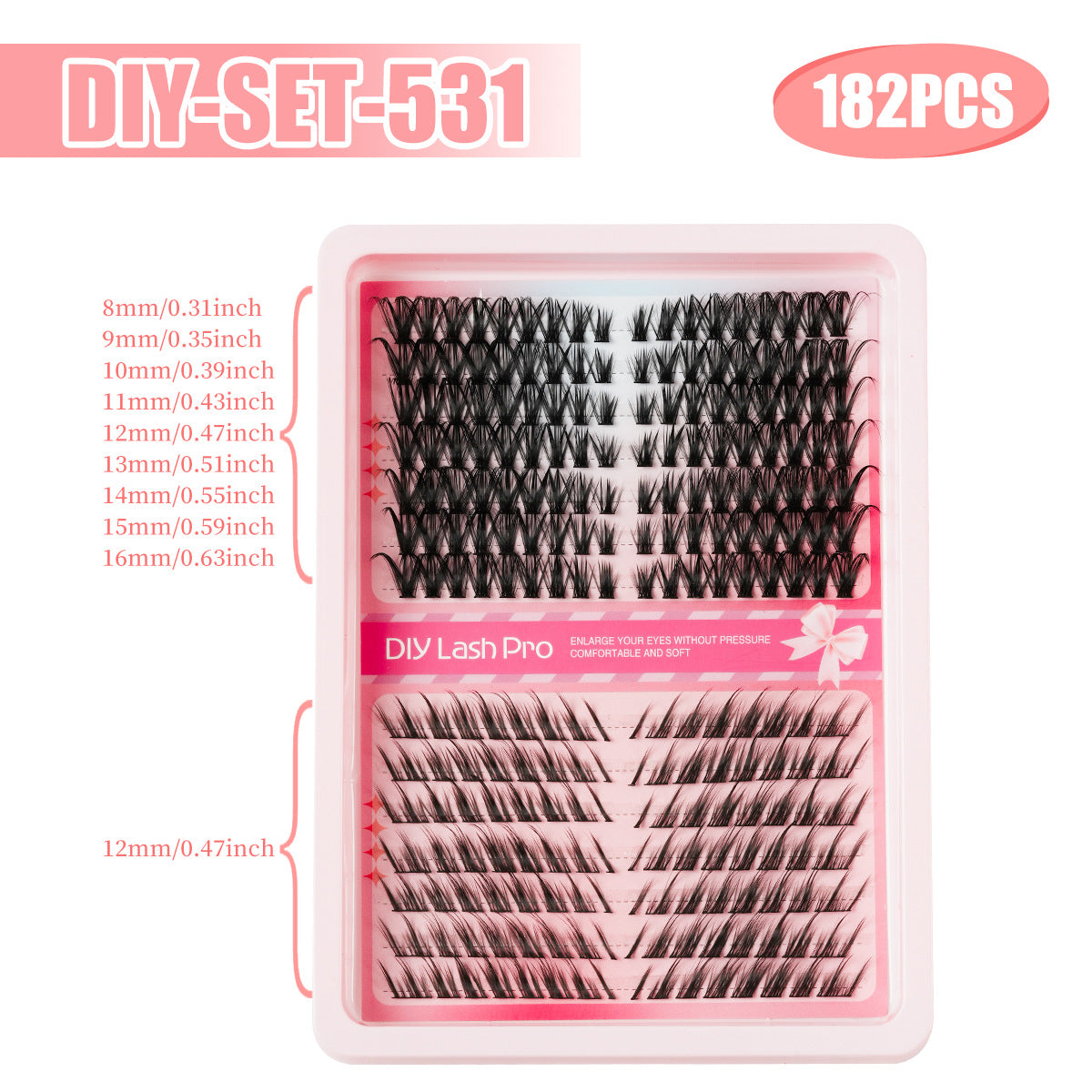 Handmade Segmented False Eyelashes