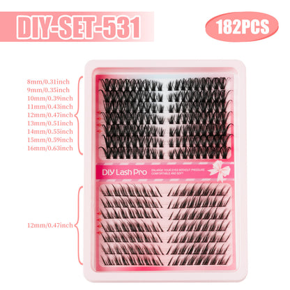 Handmade Segmented False Eyelashes