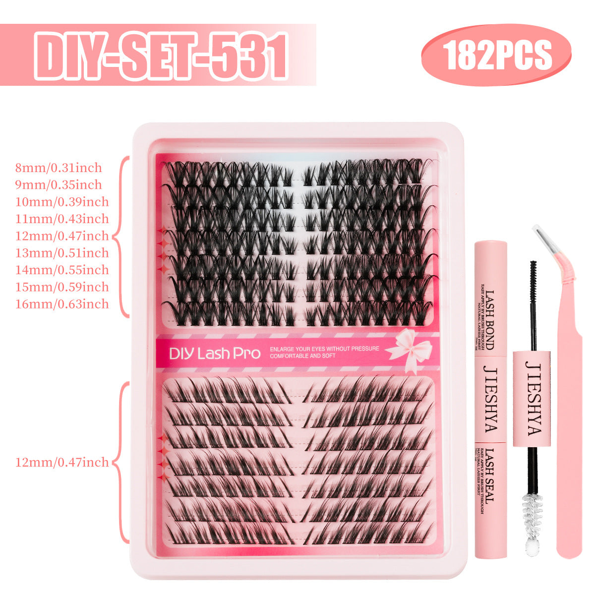 Handmade Segmented False Eyelashes