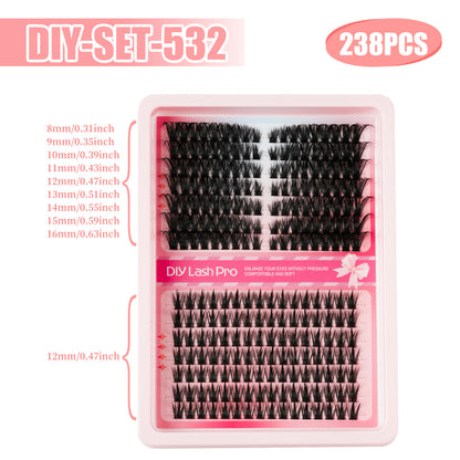 Handmade Segmented False Eyelashes