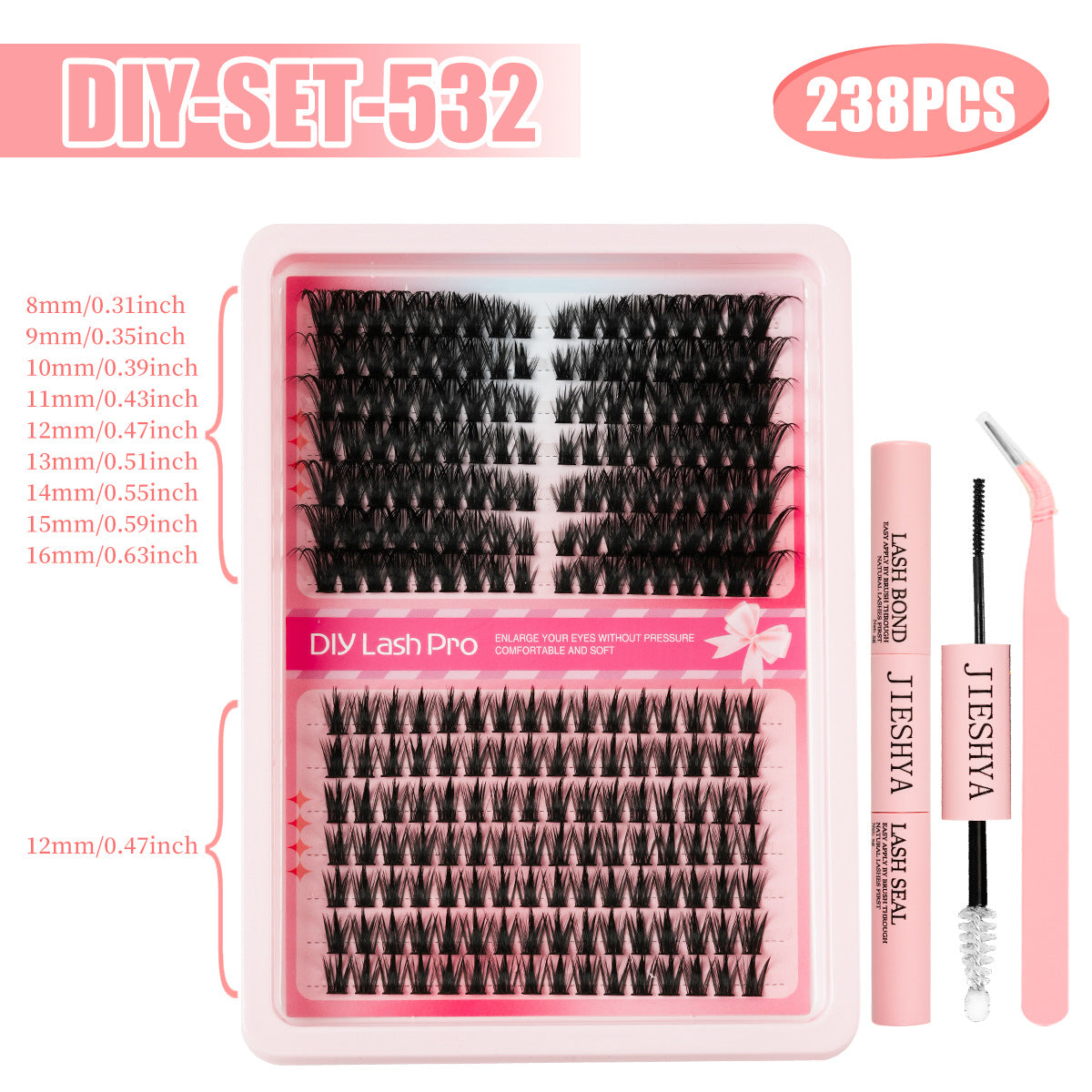 Handmade Segmented False Eyelashes