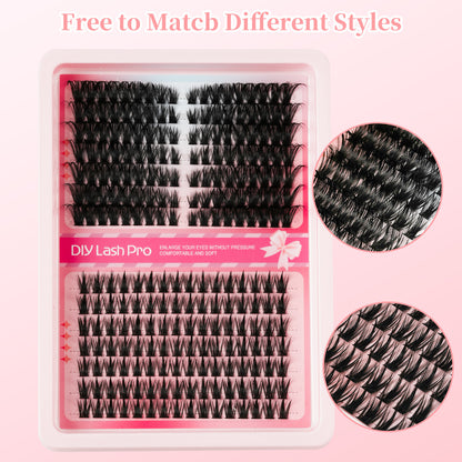 Handmade Segmented False Eyelashes