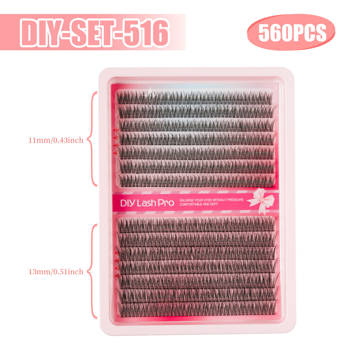 Handmade Segmented False Eyelashes