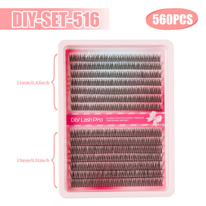 Handmade Segmented False Eyelashes