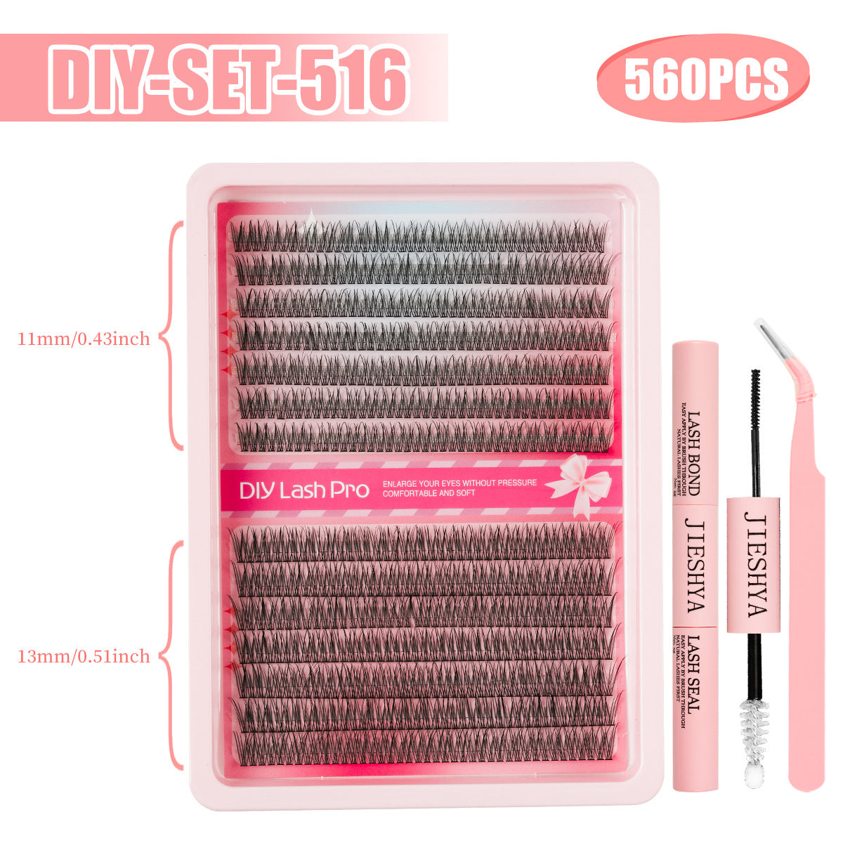Handmade Segmented False Eyelashes