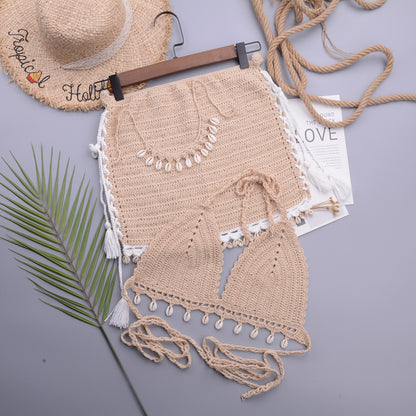 Handmade Shell Design Swimwear
