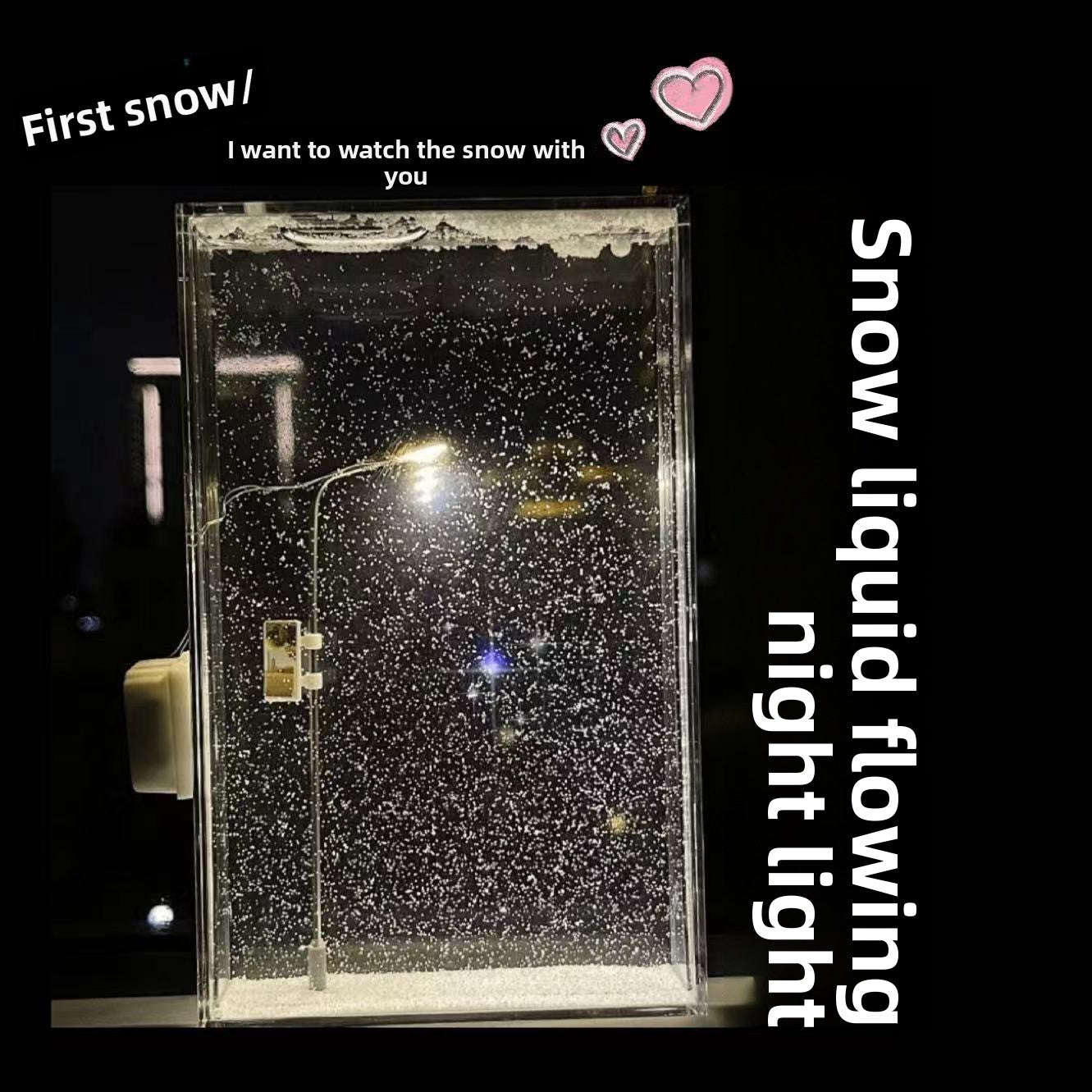 Handmade Snow Scene DIY Night Light with Materials