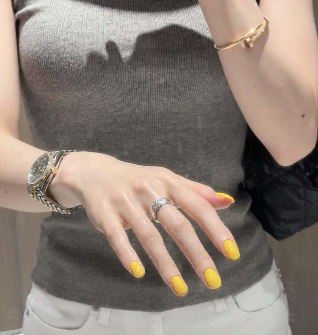 Handmade Solid Color Nail Armor