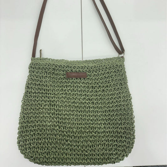 Handmade Straw Crossbody Bag