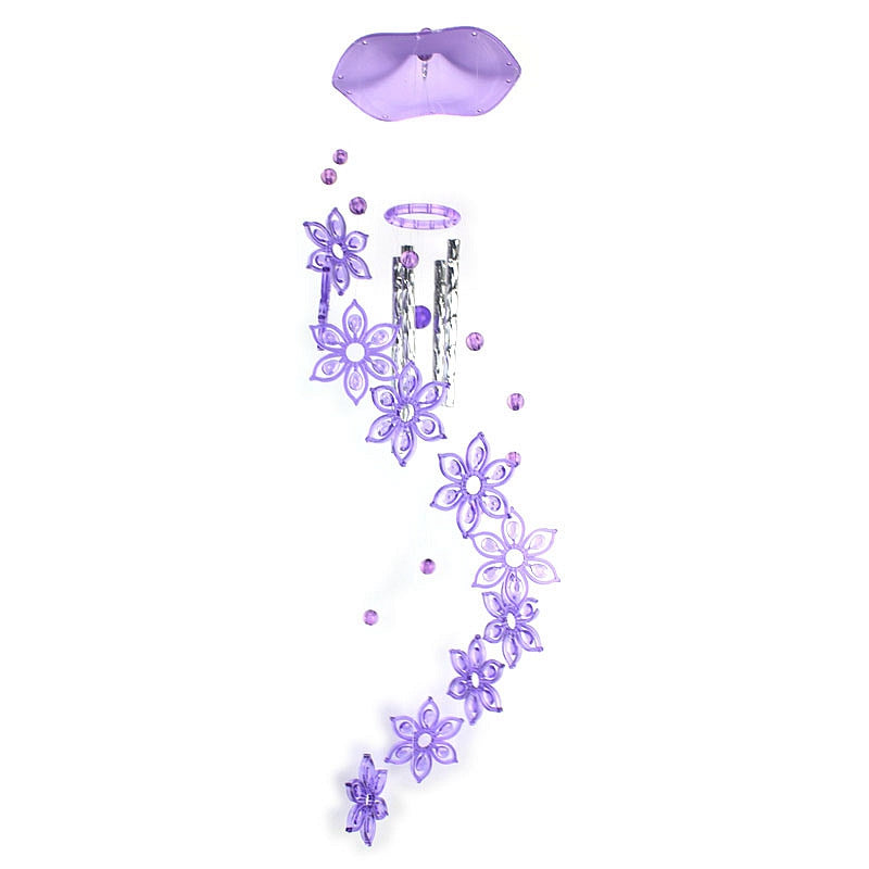 Handmade Straw Hat Wind Chime Home Decoration