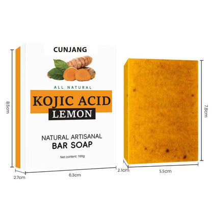 Handmade Turmeric Lemon Kojic Acid Soap