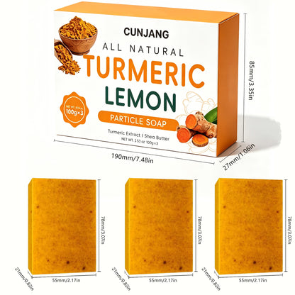 Handmade Turmeric Lemon Kojic Acid Soap