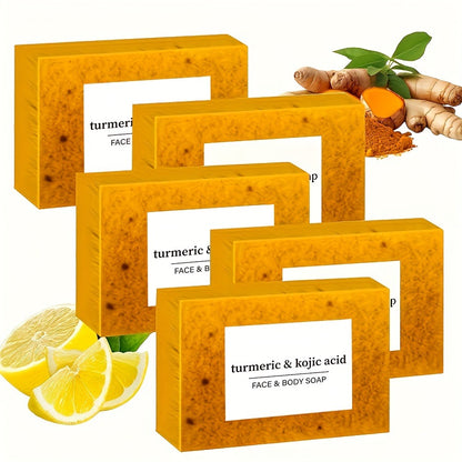 Handmade Turmeric Lemon Kojic Acid Soap