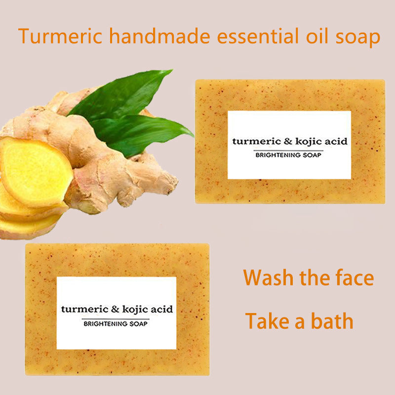 Handmade Turmeric Soap for Face and Body