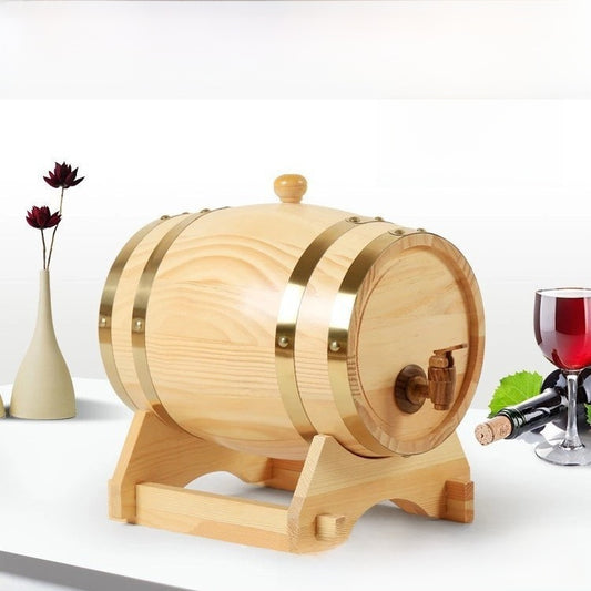 Handmade Wooden Beer Barrel