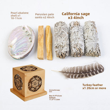 Handmade Wooden Crystal Purification