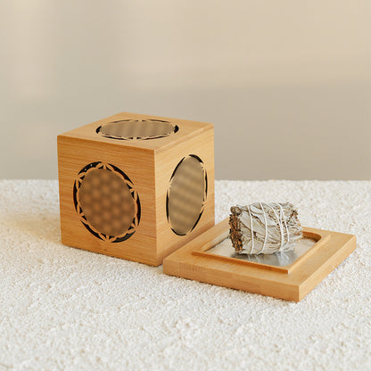 Handmade Wooden Crystal Purification