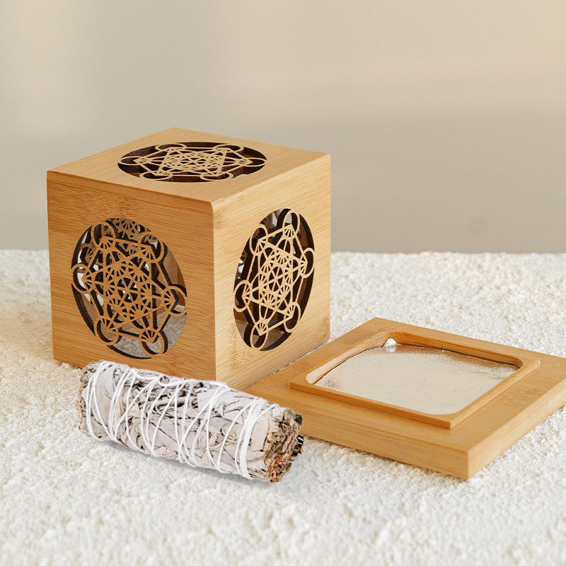 Handmade Wooden Crystal Purification