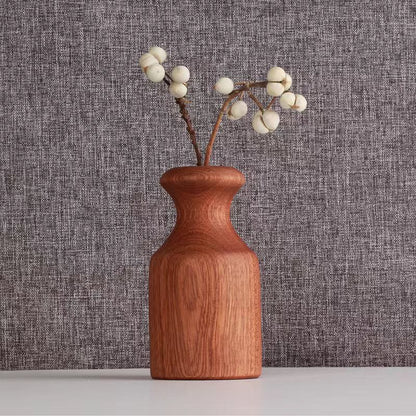 Handmade Wooden Flower Vase