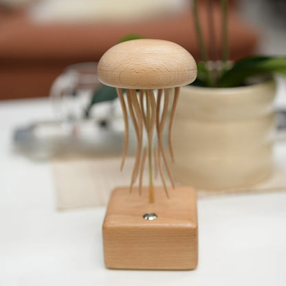 Handmade Wooden Jellyfish Desktop Ornament
