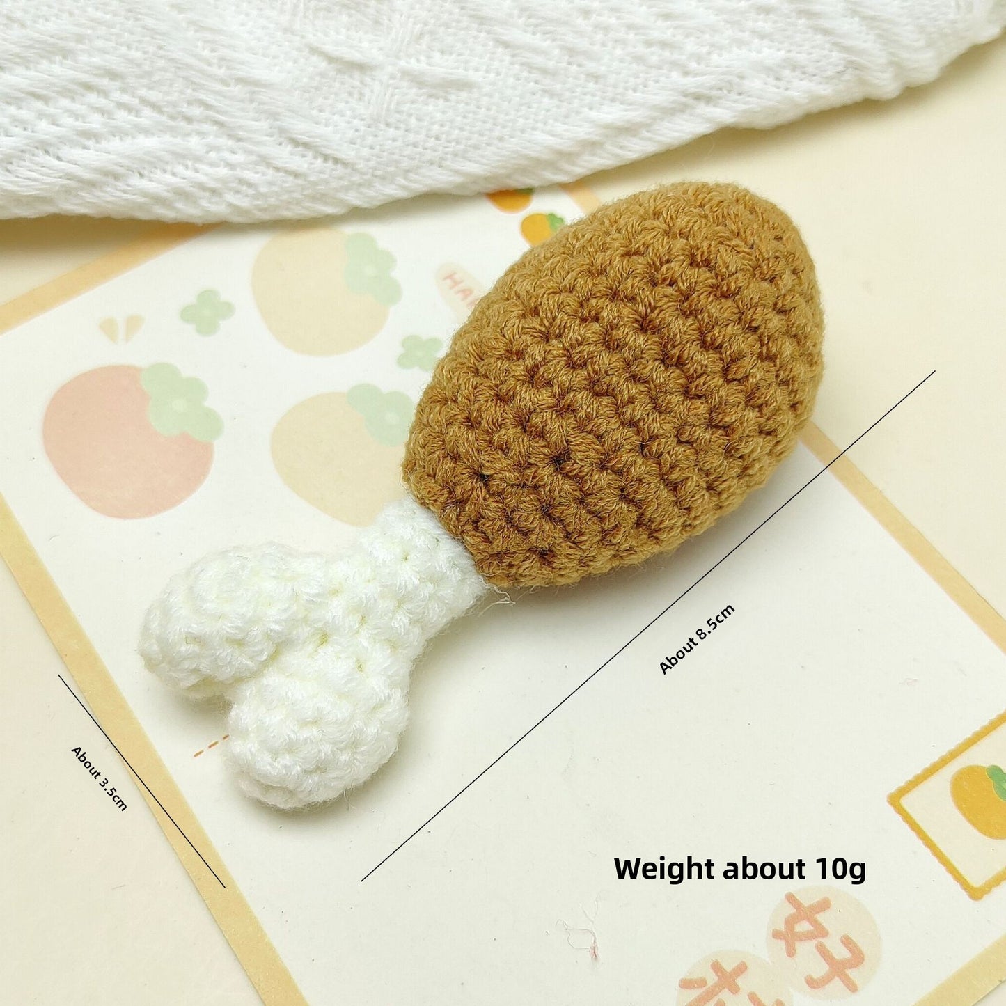 Handmade Wool Crochet Keychain Pendant