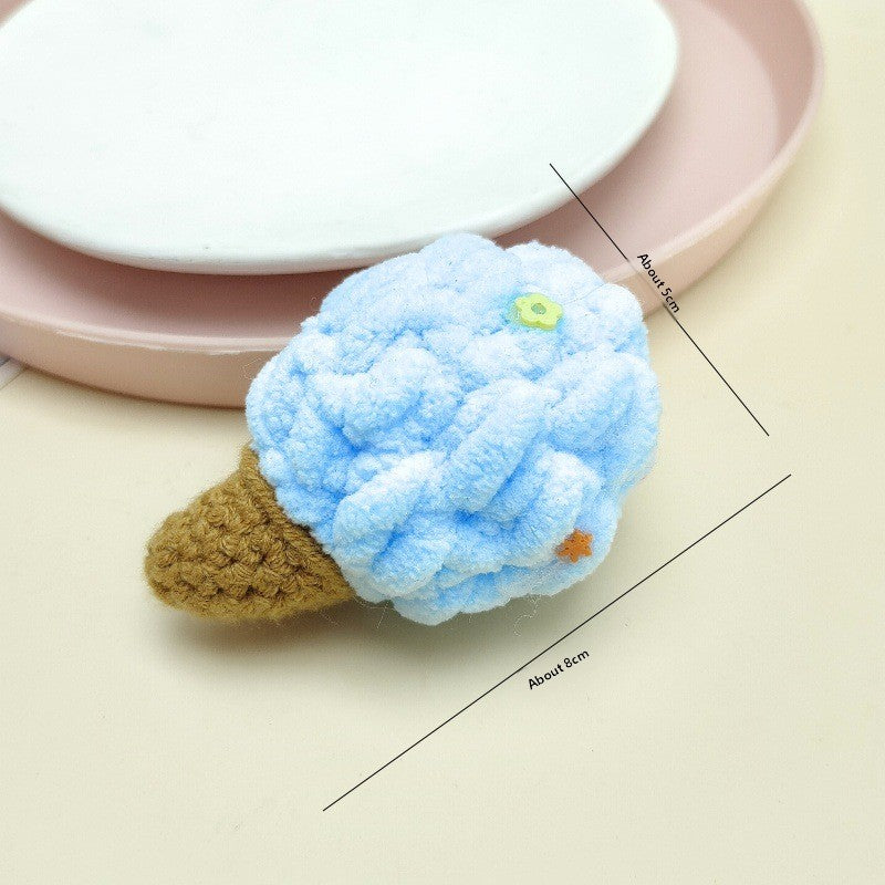 Handmade Wool Crochet Keychain Pendant
