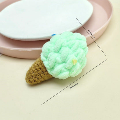 Handmade Wool Crochet Keychain Pendant