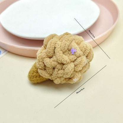 Handmade Wool Crochet Keychain Pendant