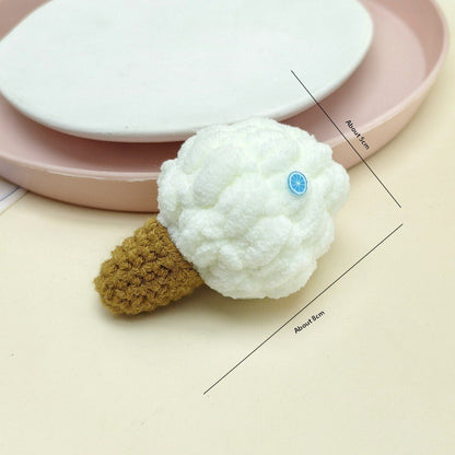 Handmade Wool Crochet Keychain Pendant